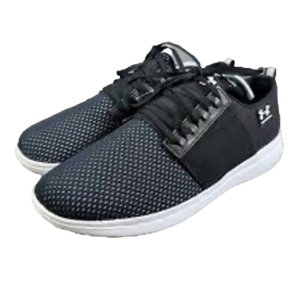 Under Armour Black and White Athletic Shoes